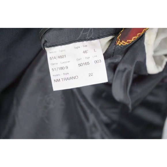 Brioni NM Traiano Navy Blue Wool Sport Coat Blazer Gold Button Sz 40L - Picture 8 of 9